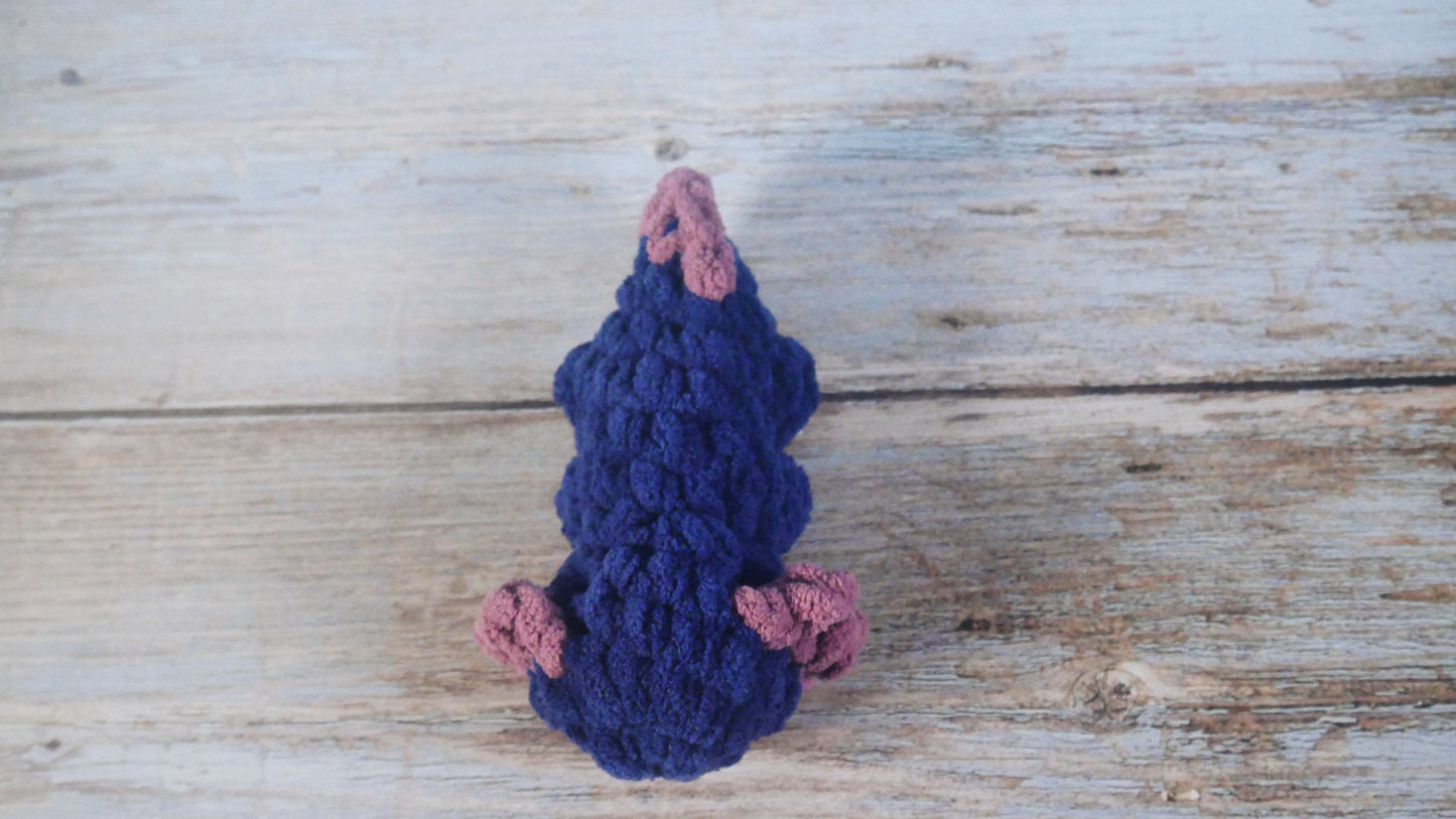 Crocheted Mini Axolotl