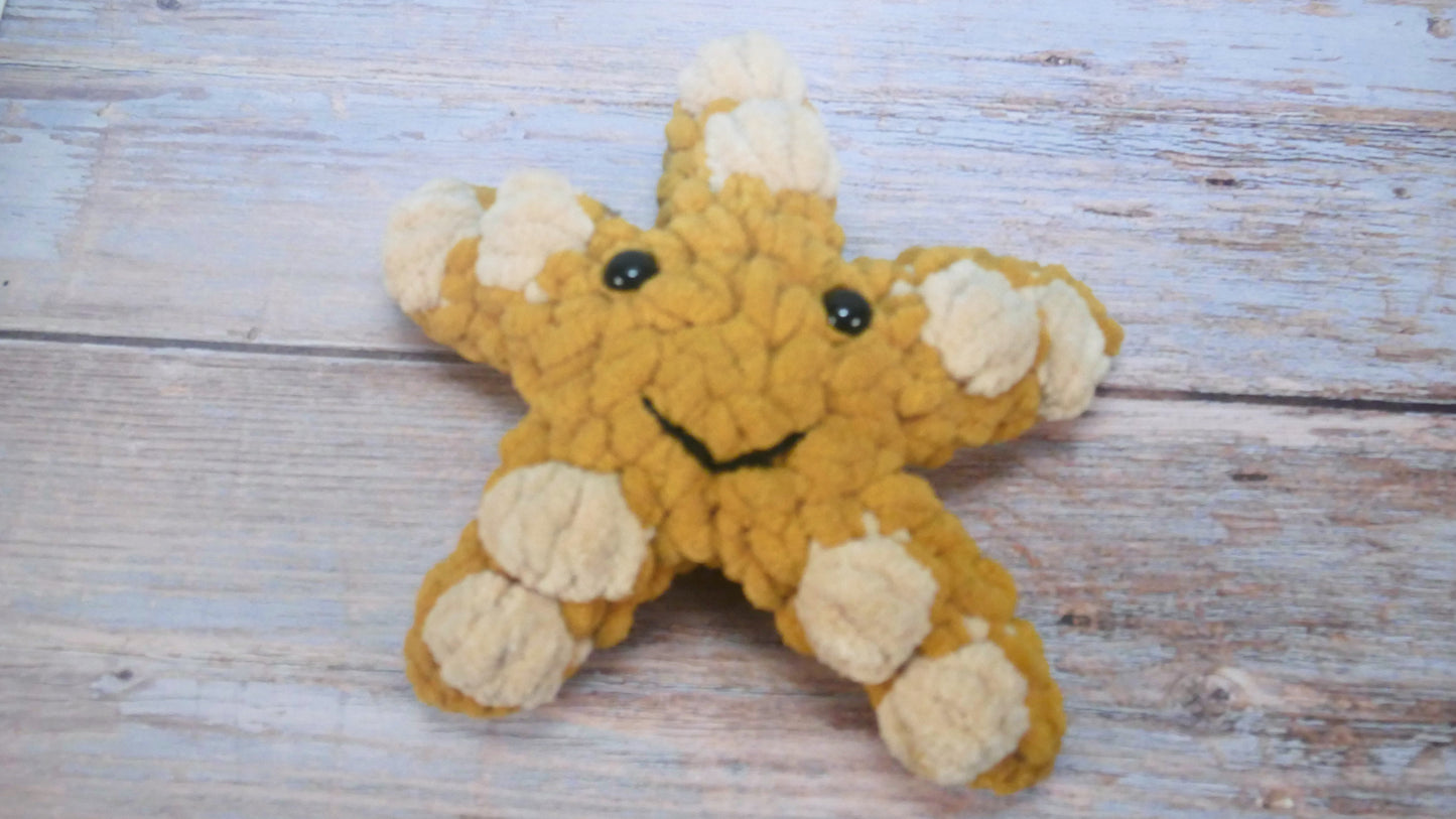 Crocheted starfish
