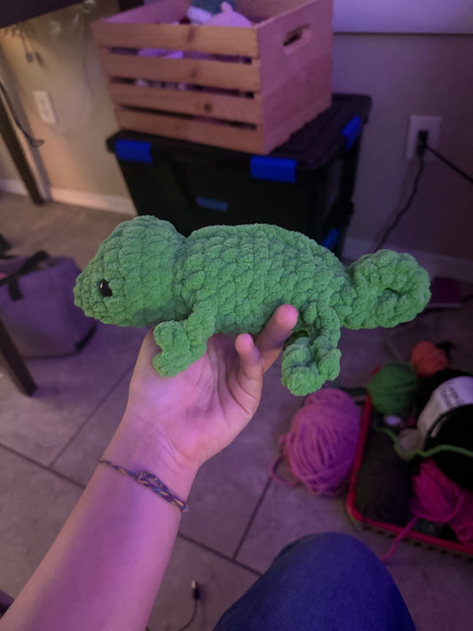 crochet lizard