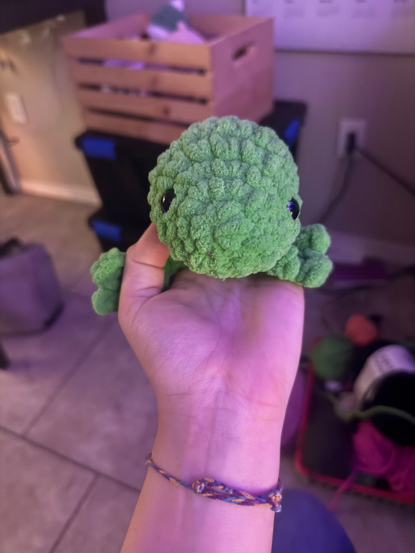 crochet lizard