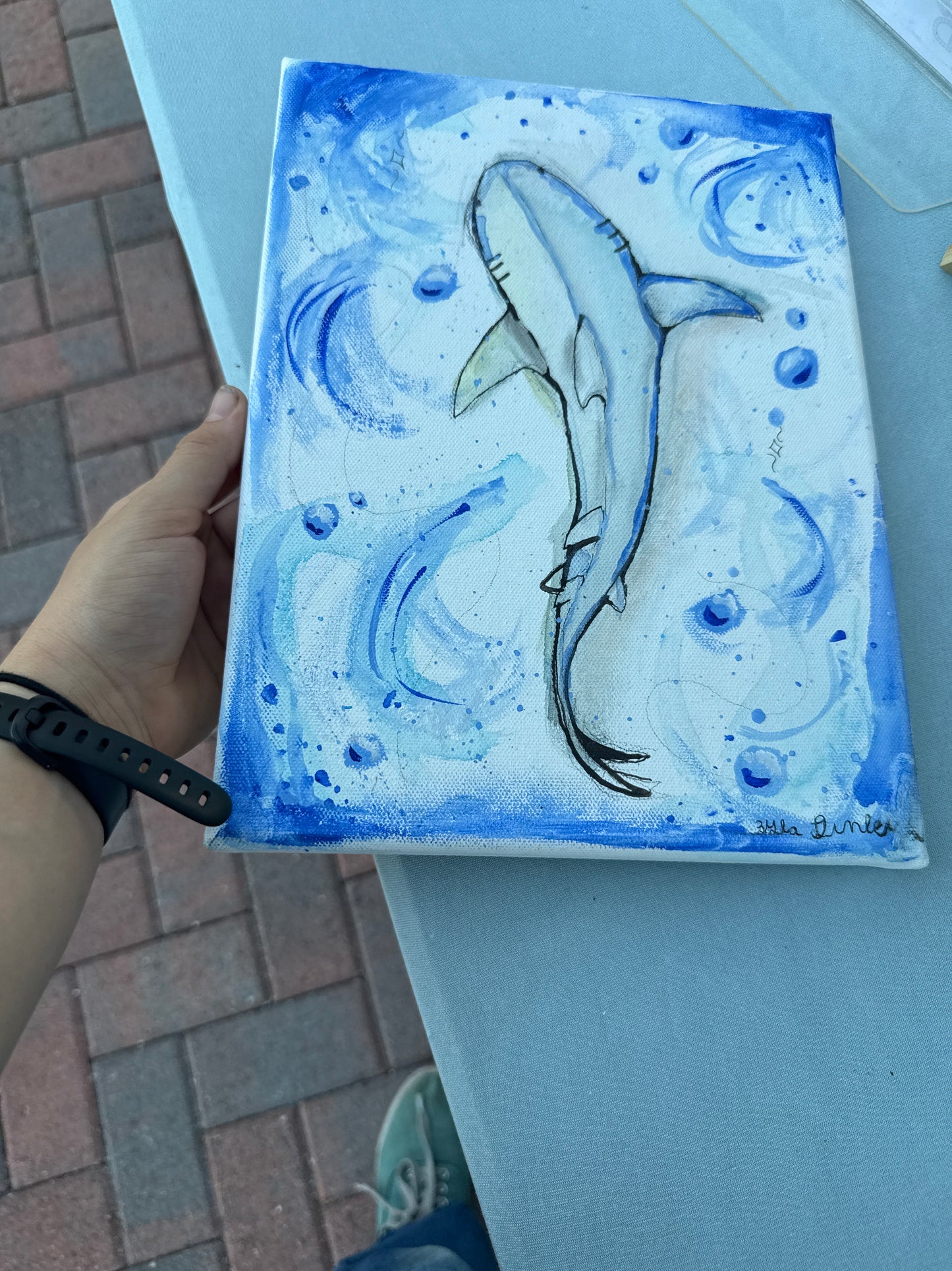 Shark  painting
