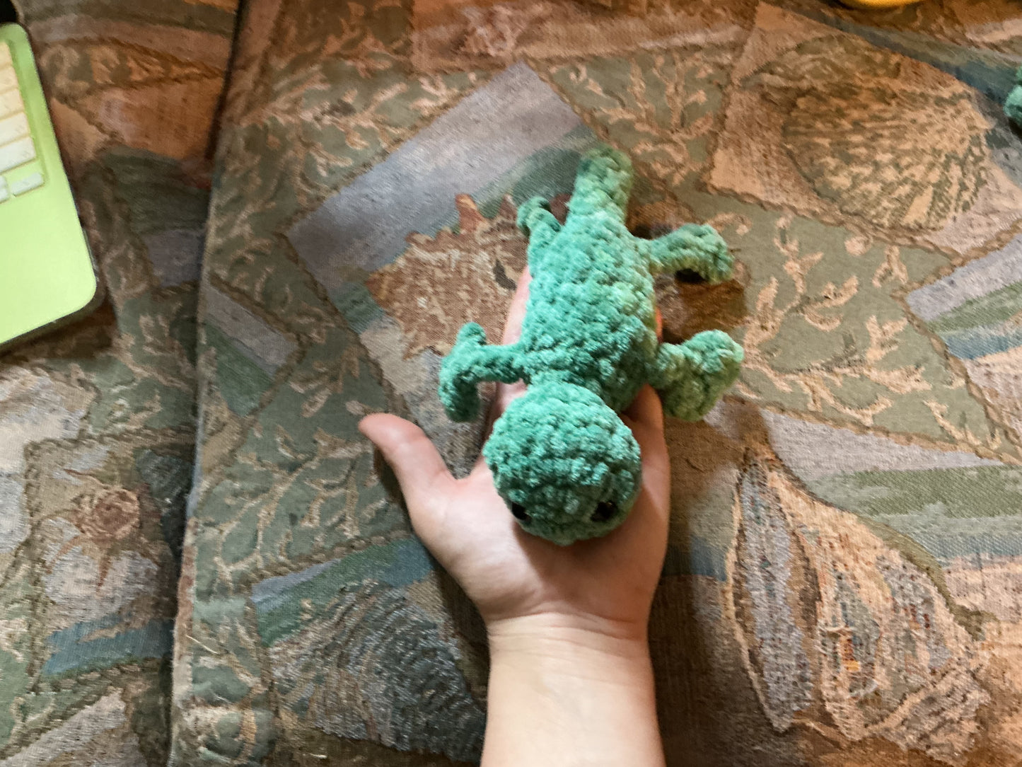 crochet lizard