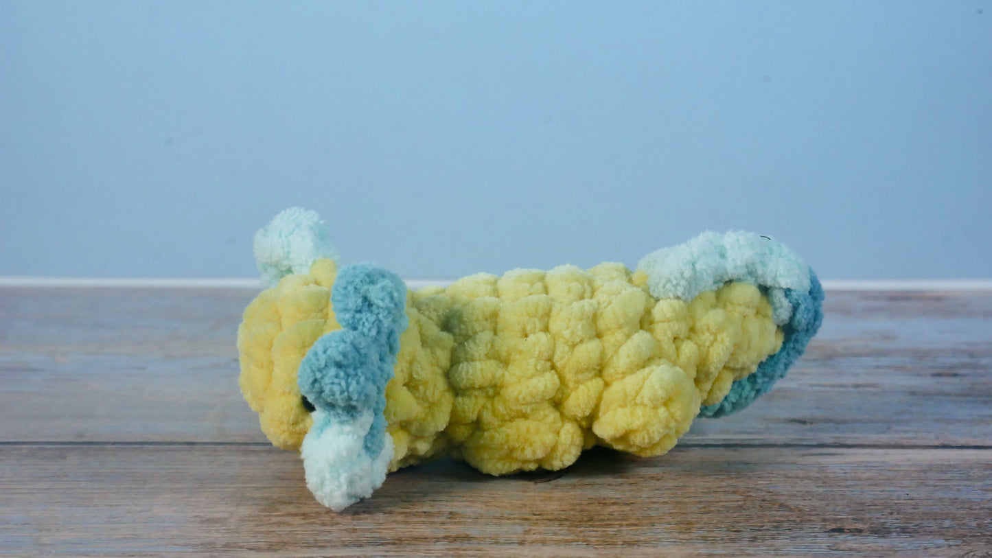 Crocheted Mini Axolotl